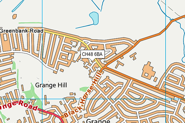 CH48 6BA map - OS VectorMap District (Ordnance Survey)