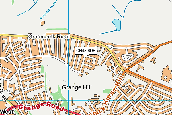 CH48 6DB map - OS VectorMap District (Ordnance Survey)