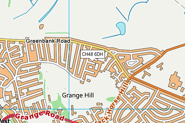 CH48 6DH map - OS VectorMap District (Ordnance Survey)