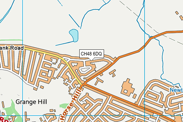 CH48 6DQ map - OS VectorMap District (Ordnance Survey)