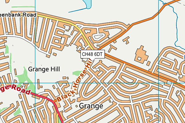 CH48 6DT map - OS VectorMap District (Ordnance Survey)