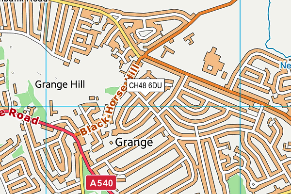 CH48 6DU map - OS VectorMap District (Ordnance Survey)