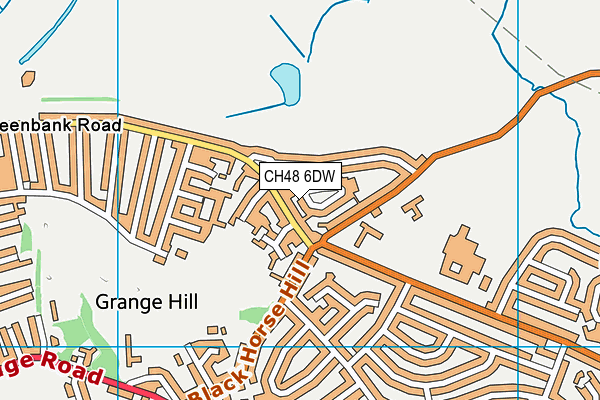 CH48 6DW map - OS VectorMap District (Ordnance Survey)