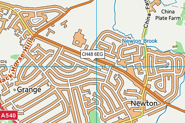 CH48 6EG map - OS VectorMap District (Ordnance Survey)