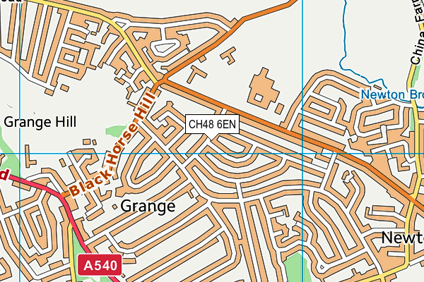 CH48 6EN map - OS VectorMap District (Ordnance Survey)