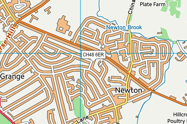 CH48 6ER map - OS VectorMap District (Ordnance Survey)