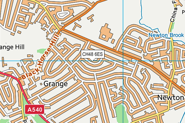 CH48 6ES map - OS VectorMap District (Ordnance Survey)