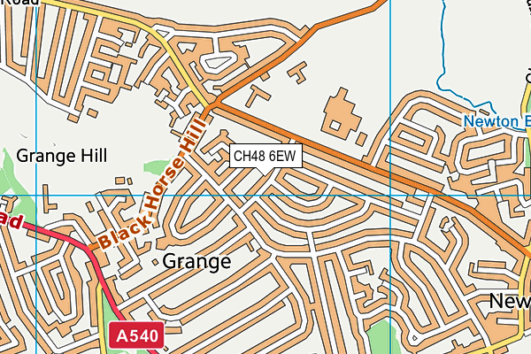 CH48 6EW map - OS VectorMap District (Ordnance Survey)