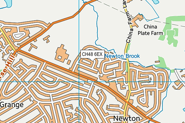 CH48 6EX map - OS VectorMap District (Ordnance Survey)