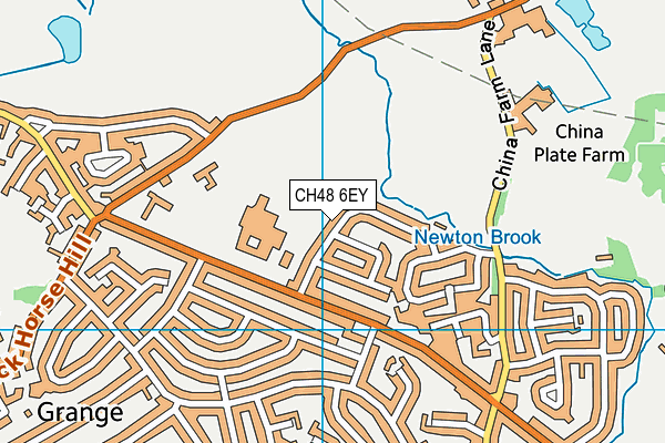 CH48 6EY map - OS VectorMap District (Ordnance Survey)
