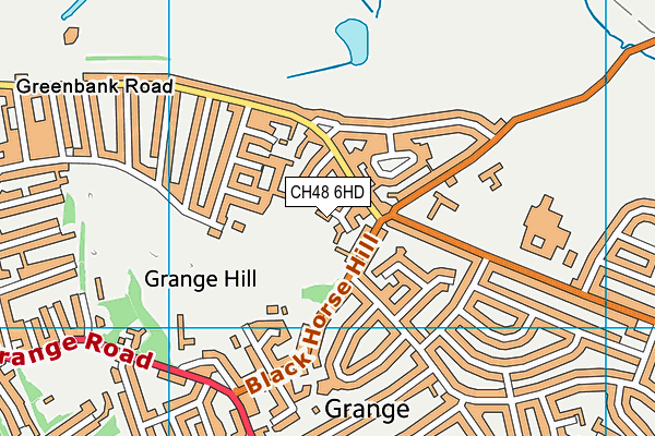 CH48 6HD map - OS VectorMap District (Ordnance Survey)