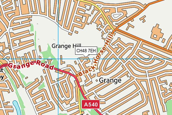 CH48 7EH map - OS VectorMap District (Ordnance Survey)