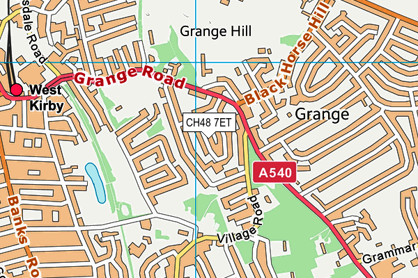 CH48 7ET map - OS VectorMap District (Ordnance Survey)