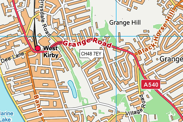 CH48 7EY map - OS VectorMap District (Ordnance Survey)