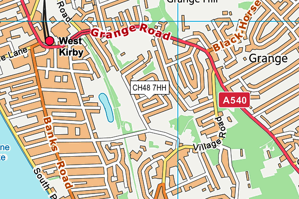 CH48 7HH map - OS VectorMap District (Ordnance Survey)