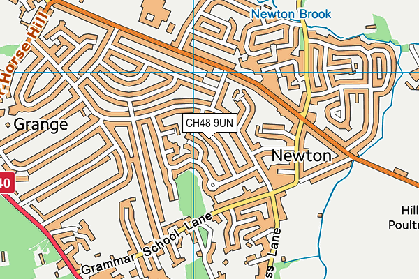 CH48 9UN map - OS VectorMap District (Ordnance Survey)