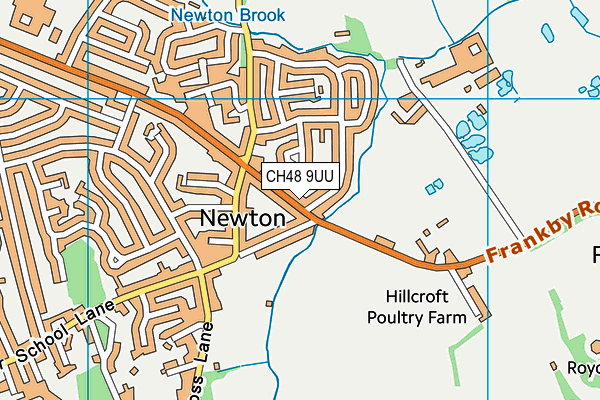 CH48 9UU map - OS VectorMap District (Ordnance Survey)