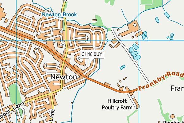 CH48 9UY map - OS VectorMap District (Ordnance Survey)