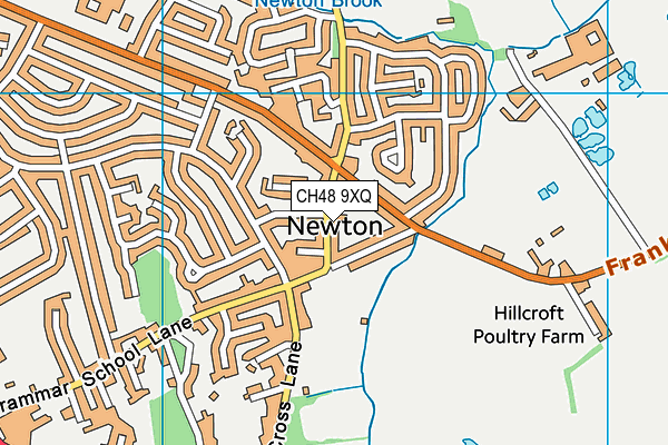 Map of NEWTON PO INVESTMENTS LTD at district scale