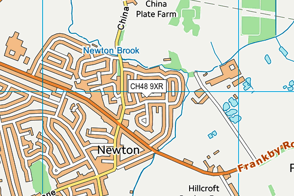 CH48 9XR map - OS VectorMap District (Ordnance Survey)
