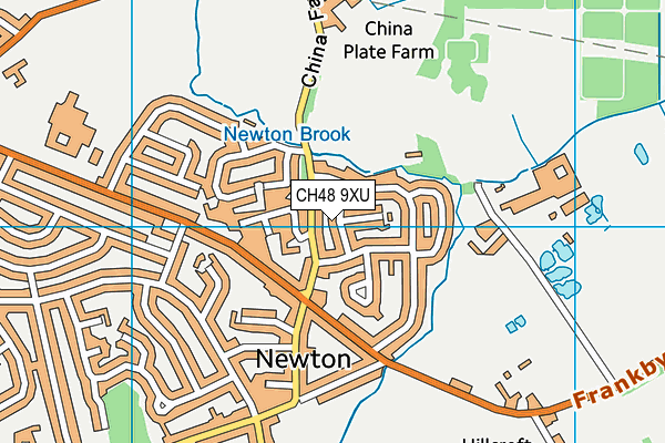 CH48 9XU map - OS VectorMap District (Ordnance Survey)