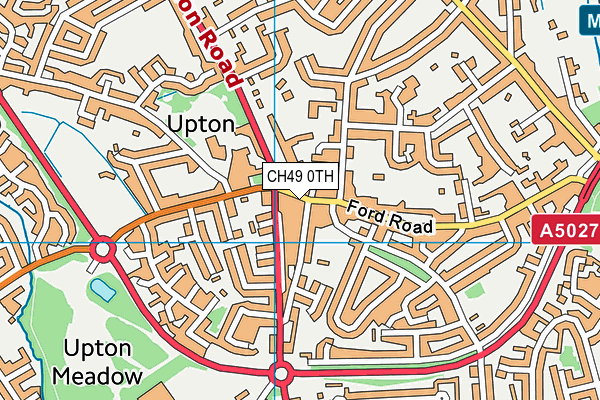 CH49 0TH map - OS VectorMap District (Ordnance Survey)