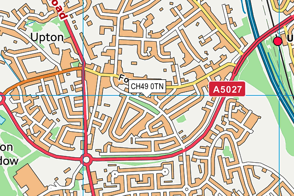 CH49 0TN map - OS VectorMap District (Ordnance Survey)