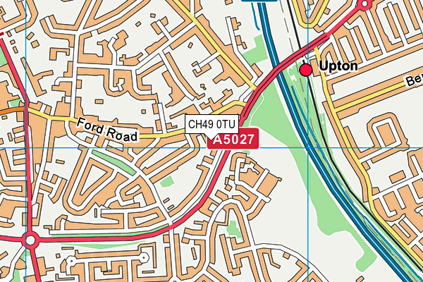 CH49 0TU map - OS VectorMap District (Ordnance Survey)