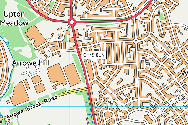 CH49 0UN map - OS VectorMap District (Ordnance Survey)