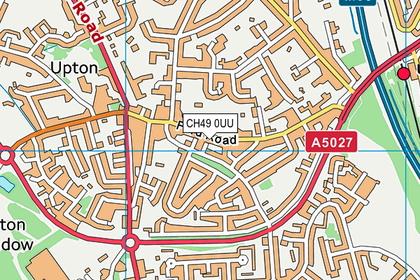 CH49 0UU map - OS VectorMap District (Ordnance Survey)