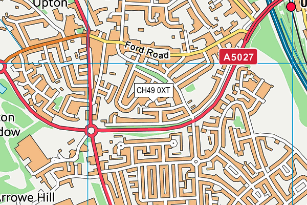 CH49 0XT map - OS VectorMap District (Ordnance Survey)