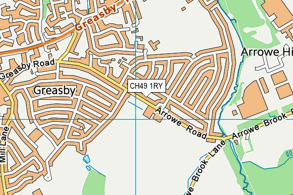 Map of GREASBY FOOD AND WINES (WIRRAL) LIMITED at district scale