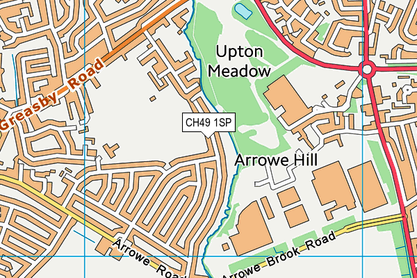 CH49 1SP map - OS VectorMap District (Ordnance Survey)