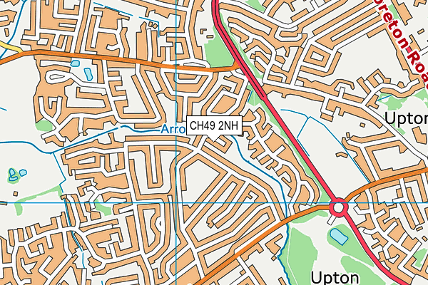 CH49 2NH map - OS VectorMap District (Ordnance Survey)