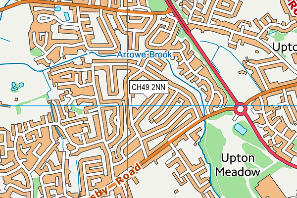 CH49 2NN map - OS VectorMap District (Ordnance Survey)