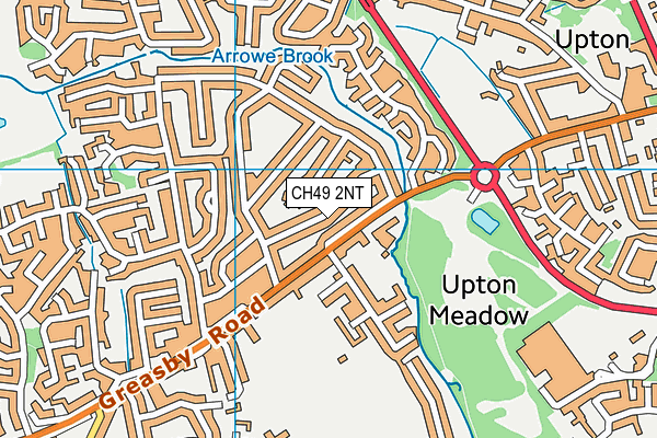 CH49 2NT map - OS VectorMap District (Ordnance Survey)