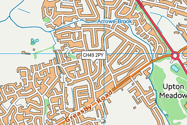 CH49 2PY map - OS VectorMap District (Ordnance Survey)