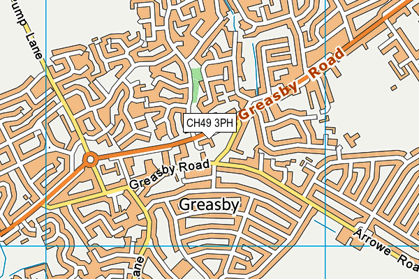 CH49 3PH map - OS VectorMap District (Ordnance Survey)