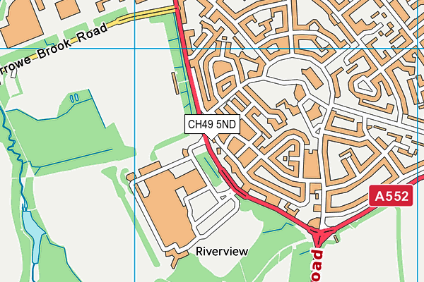 CH49 5ND map - OS VectorMap District (Ordnance Survey)