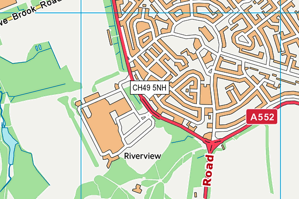 CH49 5NH map - OS VectorMap District (Ordnance Survey)