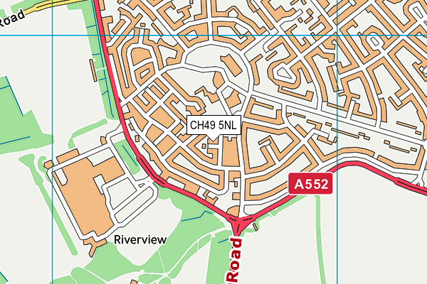 CH49 5NL map - OS VectorMap District (Ordnance Survey)