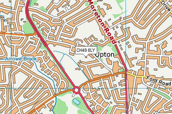 CH49 6LY map - OS VectorMap District (Ordnance Survey)