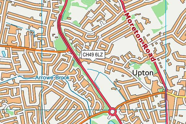 CH49 6LZ map - OS VectorMap District (Ordnance Survey)