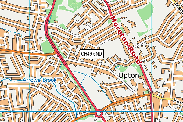 CH49 6ND map - OS VectorMap District (Ordnance Survey)