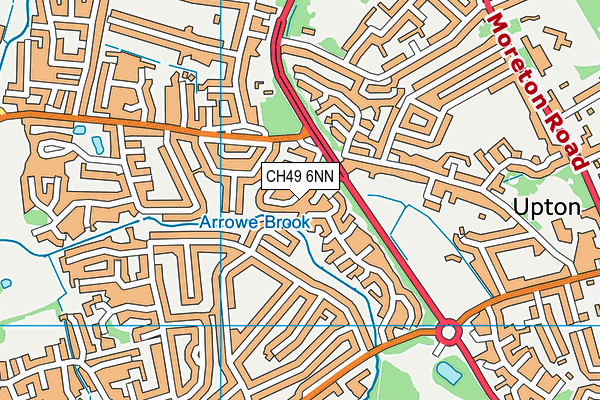 CH49 6NN map - OS VectorMap District (Ordnance Survey)