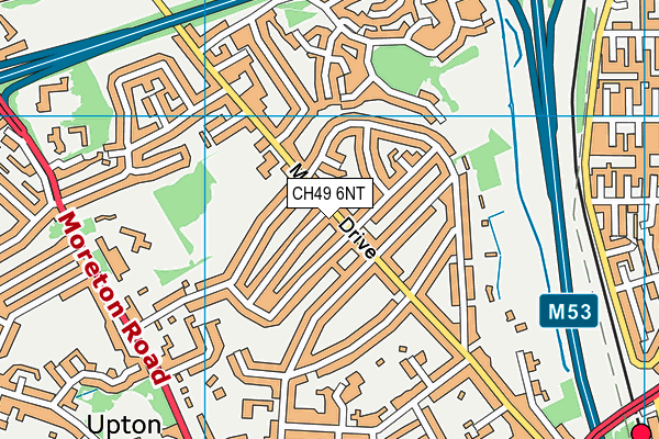 CH49 6NT map - OS VectorMap District (Ordnance Survey)