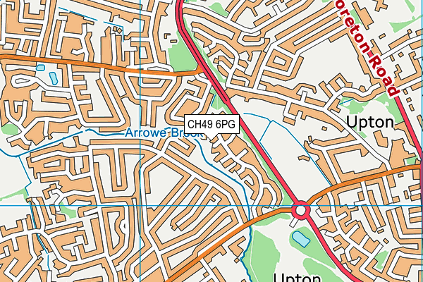 CH49 6PG map - OS VectorMap District (Ordnance Survey)