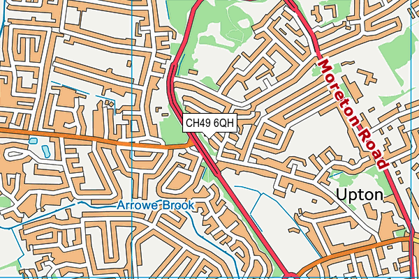 CH49 6QH map - OS VectorMap District (Ordnance Survey)