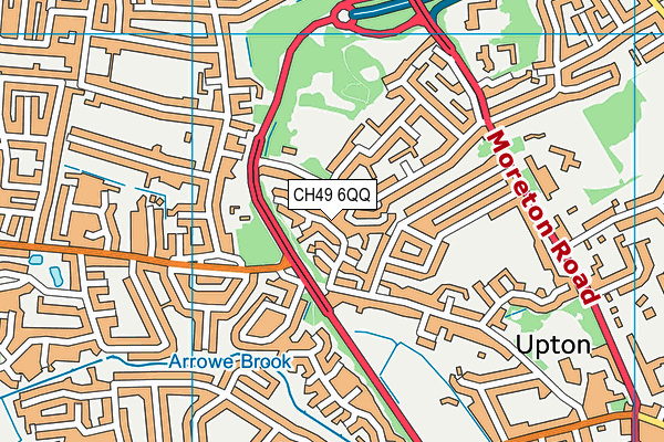 CH49 6QQ map - OS VectorMap District (Ordnance Survey)