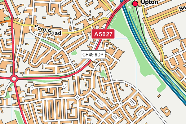 CH49 9DP map - OS VectorMap District (Ordnance Survey)